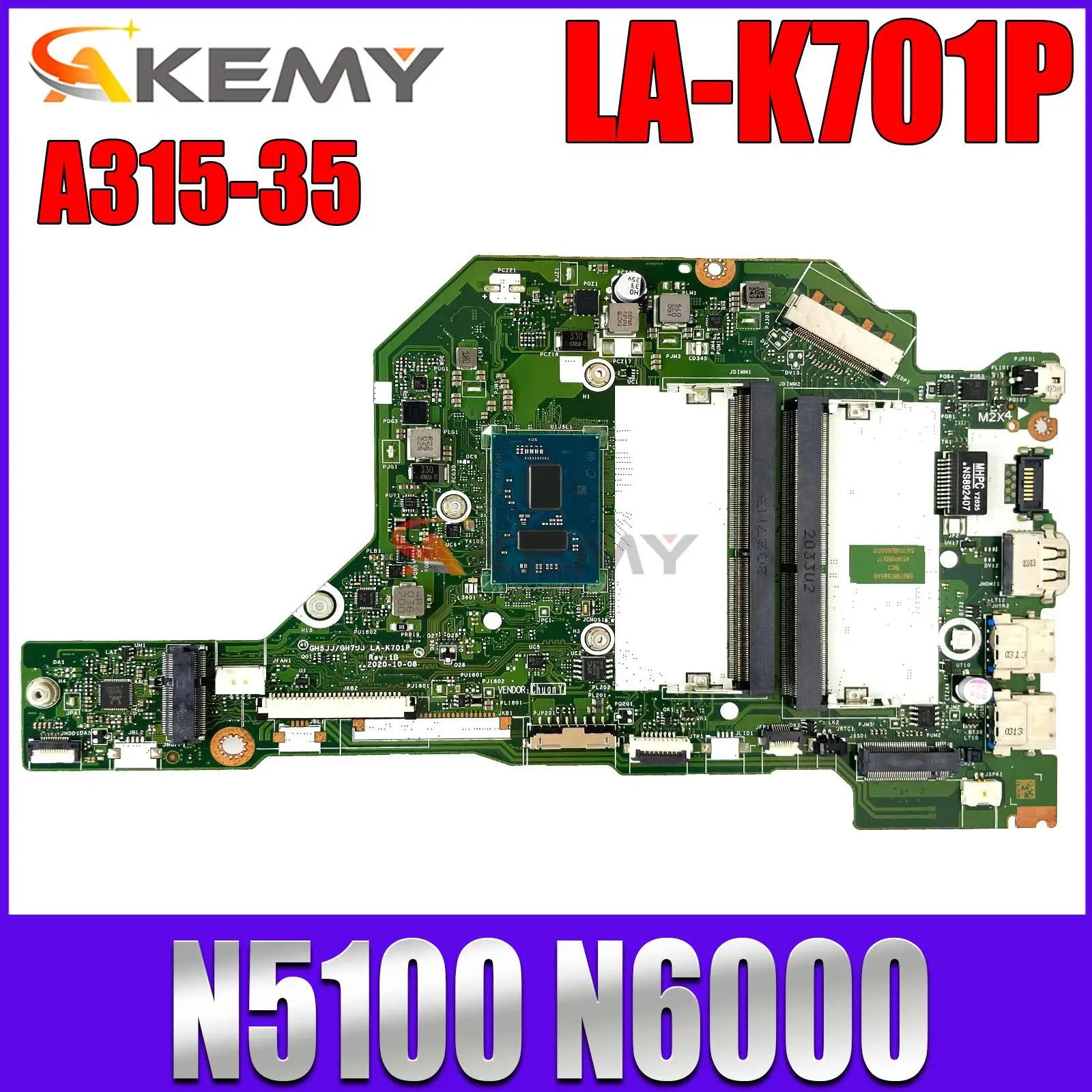 ̼ ƽ̾ A315-35 ƮϿ LA-K701P κ,  N5100 N6000 CPU DDR4 100% ׽Ʈ ۾, GH5JJ GH711